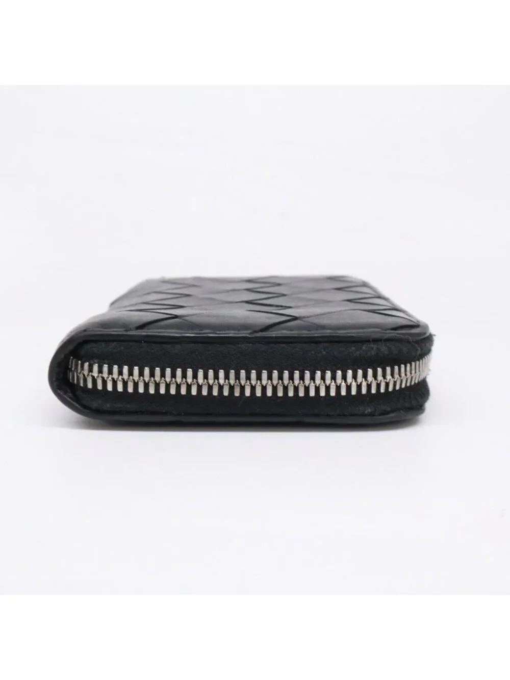 Bottega Veneta Intrecciato Leather Zip Around